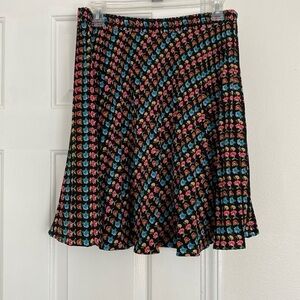 Y2K Metropolitan New York 1001 mini floral pleated skirt.